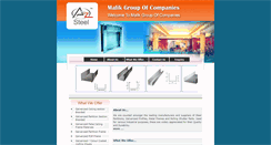 Desktop Screenshot of malikgroupindia.com